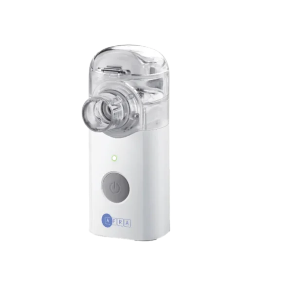AFRA MESH NEBULIZER AA WITH ACCESSORIES – COMPACT & EFFICIENT INHALATION THERAPY (AF-401MN) | WHITE - Image 2