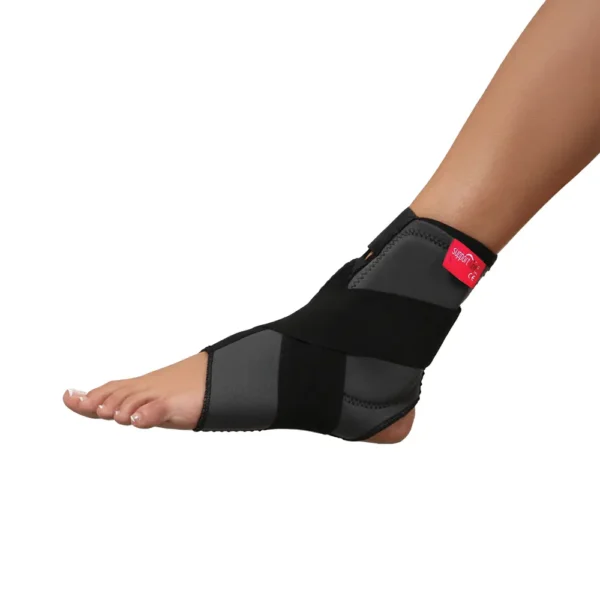 AID PLUS Ankle Stabilizer with Ligament Support – Neoprene Brace for Sprains & Compression