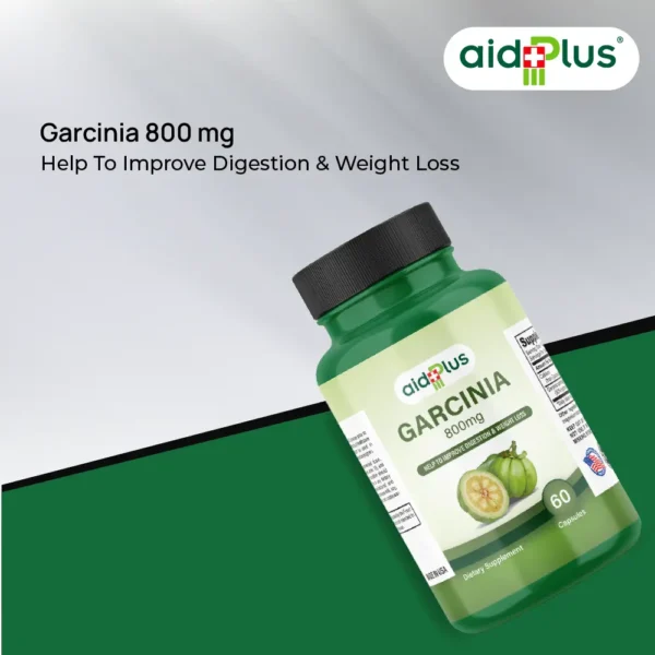 AID PLUS Garcinia Cambogia 800mg – 60 Capsules | Weight Management & Appetite Control - Image 4