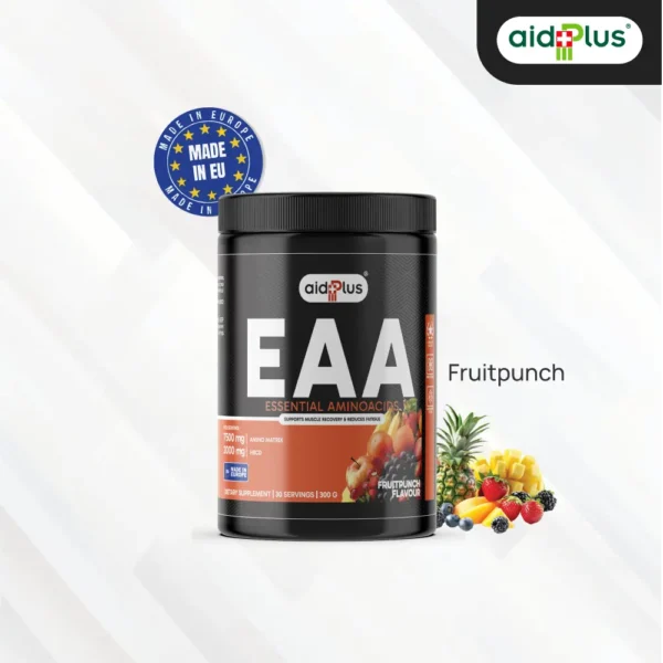 AID PLUS EAA Fruit Punch 300g – Muscle Recovery & Performance Support