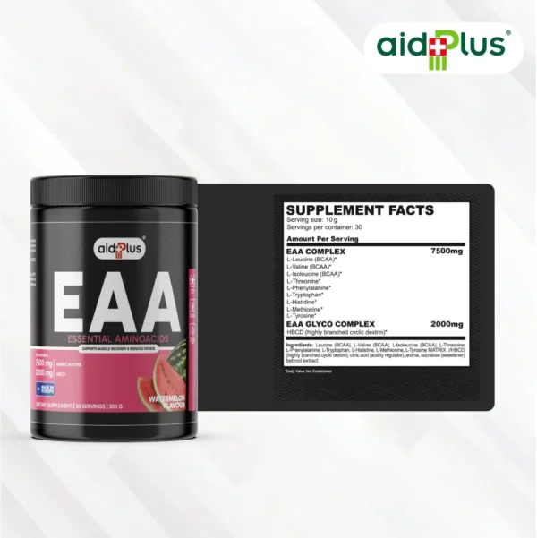 AID PLUS EAA Watermelon 300g – Muscle Recovery & Endurance Support - Image 2