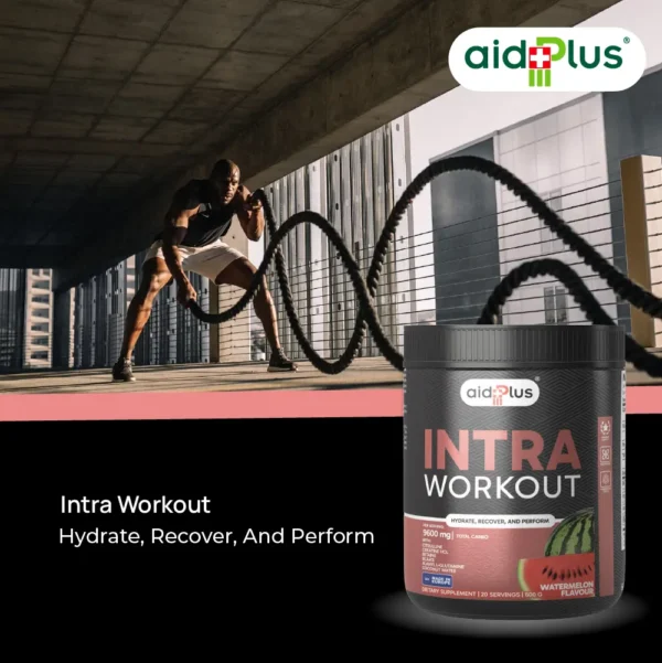 AID PLUS Intra Workout Watermelon 600g – Hydrate & Boost Performance - Image 5