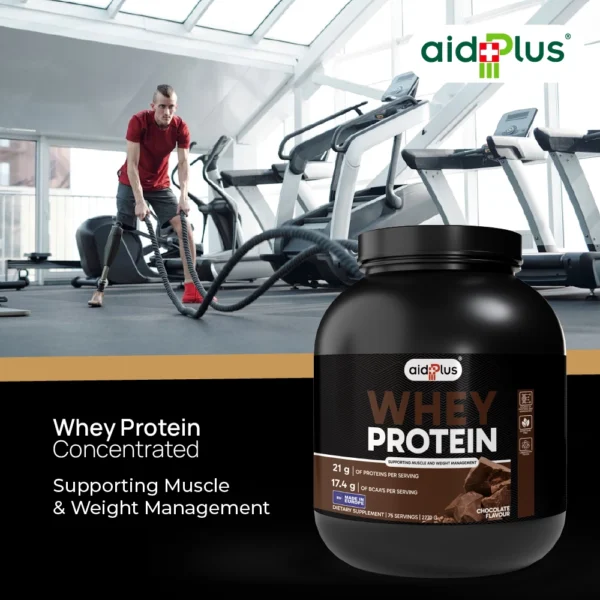 AID PLUS WPC Chocolate 2270g – Whey Protein for Muscle Support - Image 5
